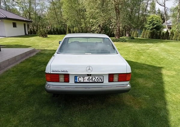 Mercedes-Benz Klasa S cena 185000 przebieg: 71064, rok produkcji 1986 z Toruń małe 667